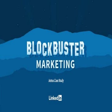 Aetna & LinkedIn Case Study