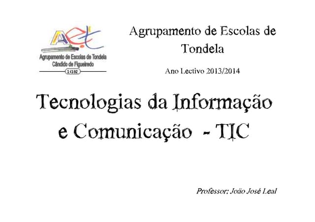 AE Tondela TIC 7ano apresentação 1