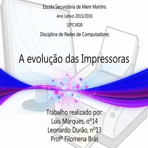 A evolução das impressoras