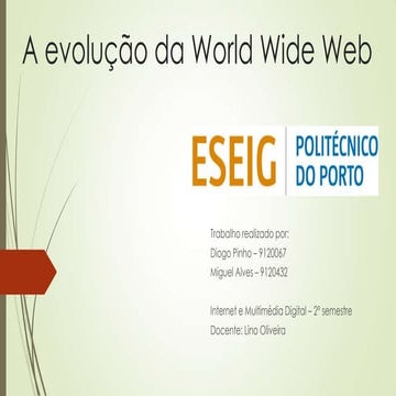 A evolução da World Wide Web