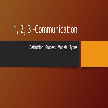 Leagens model of communication | PPTX