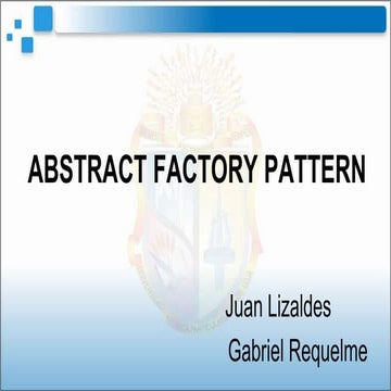 Abstract factory | DOCX
