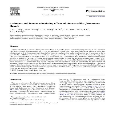 Hepatoprotective activity and sub acute toxicity study of whole part of ...
