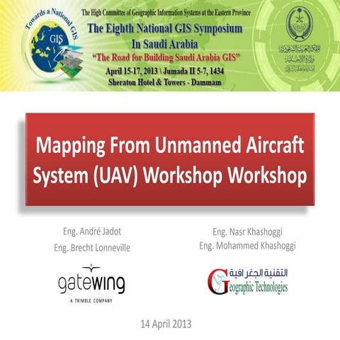 Mapping From Unmanned Aircraft System (UAV)
