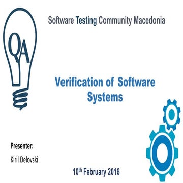 SW Verification presentation