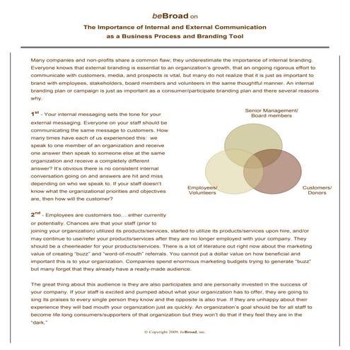 beBroad Position Paper