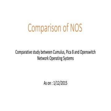 NOS Comparison