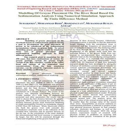 A thesis of numerical simulation of flow through open channel with ...