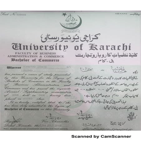 BCOM DEGREE | PDF