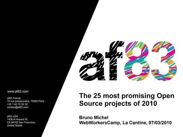 The 25 Most Promising Open Source Projects