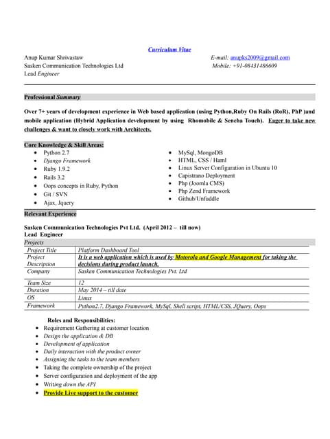 Resume