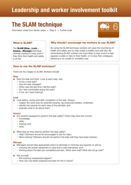 Safety training observation programme (STOP) | PDF