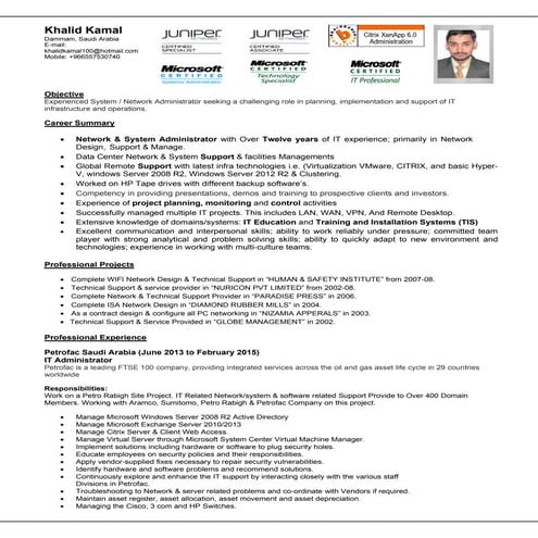 Resume-Khalid_Kamal-SA-2015