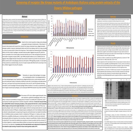 Screening of receptor like kinase mutants of Arabidopsis thaliana using prote...
