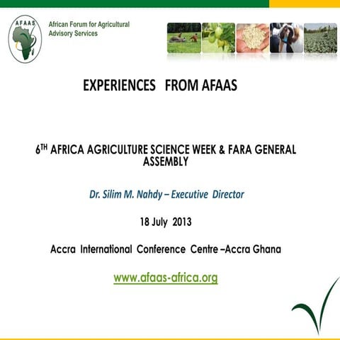 Afaas presentation __accra sc week july 2013