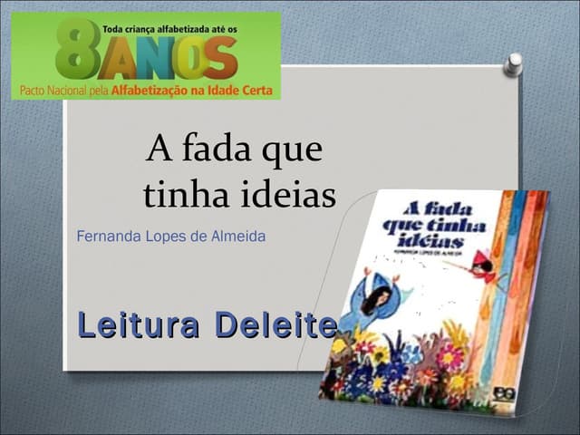 A fada que tinha ideias- LEITURA DE...