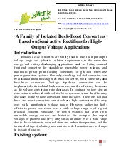 A family of isolated buck boost con...