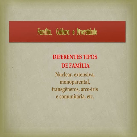 A família e o amor familiar | PPTX