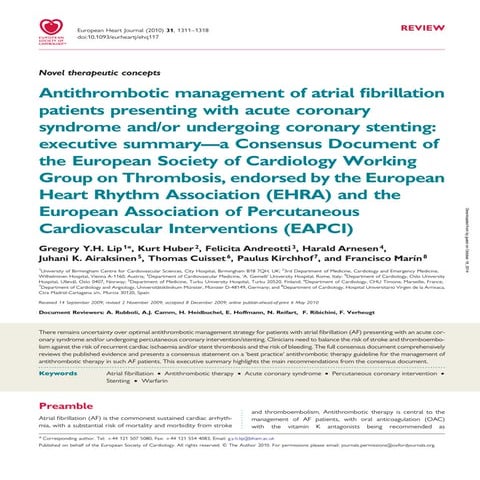 Af and acs guideline