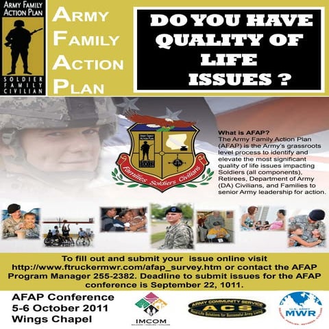 Army Family Action Plan (AFAP) | DOCX