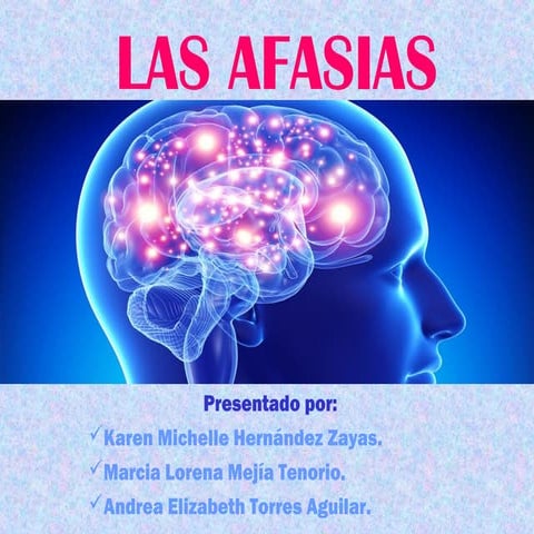 Afasias  neuropsicologia Psicofisiologia 
