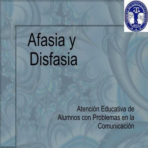 Afasia y Disfacia
