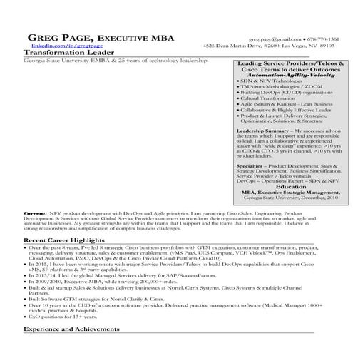 Greg Page Resume- Jan16