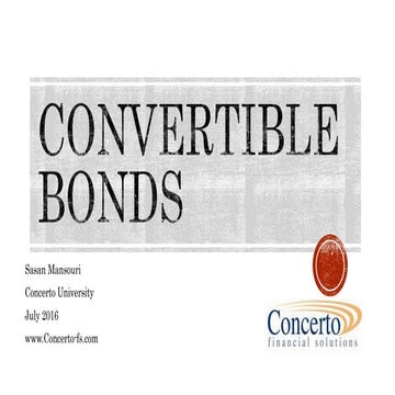 Convertible Bonds