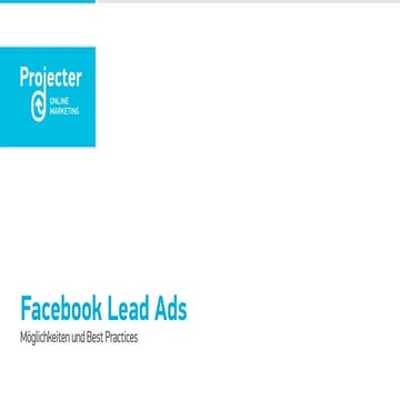 Facebook Lead Ads - #AFBMC