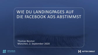 Wie du die Landingpages auf die Facebook Zielgruppen abstimmst #AFBMC