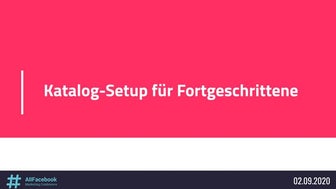 So nutzt du die ganze Power des Algorithmus: Katalog-Setup für Fortgeschritte...