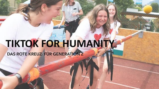 TikTok for Humanity: Das Rote Kreuz für Generation Z #AFBMC