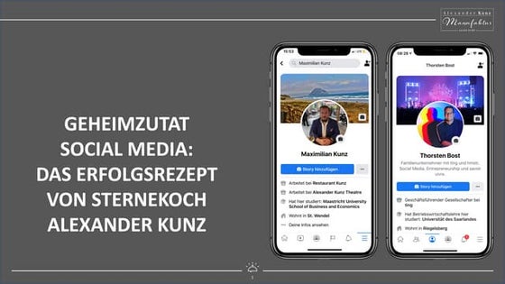 Geheimzutat Social Media: Das Erfolgsrezept von Sternekoch Alexander Kunz #AFBMC