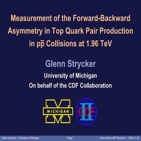 Notre Dame Afb Seminar 2009