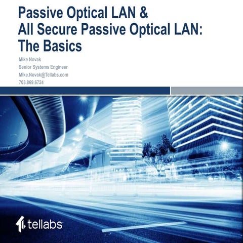 Secure Optical LAN: TechNet Augusta 2015