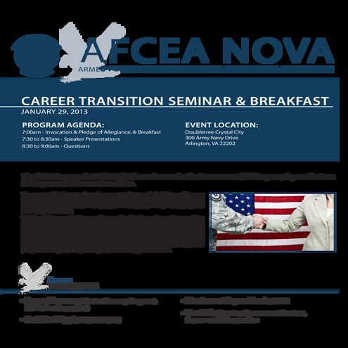AFCEA NOVA Military Government Career Transition Seminar