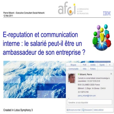 Afci e reputation & com interne 12052011