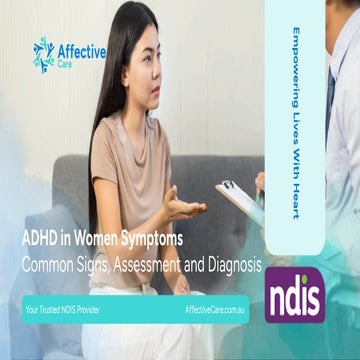 ADHD in Women Symptoms: Common Signs, Assessment and Diagnosis | PDF