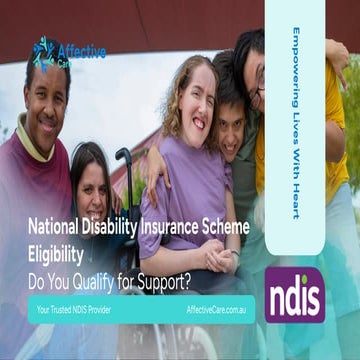 National Disability Insurance Scheme Eligibility: Do You Qualify for ...