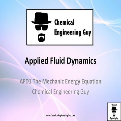 AFD1 The Mechanic Energy Equation