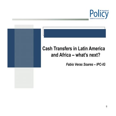 Conditional Cash Transfers in Latin America– achievement and challenges ...