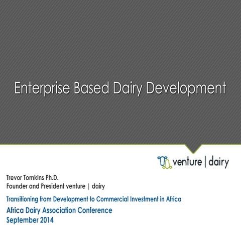 Transitioning from Development to Commercial Investment in Africa-Trevor Tomk...