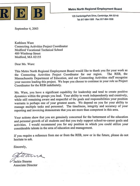 Brown letter of rec | PDF