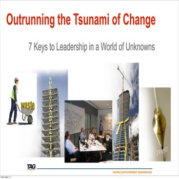 Outrunning the Tsunami of Change