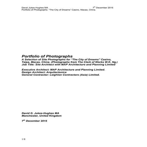 CoD Photos Portfolio