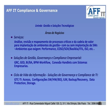 AFF Profile & GRC
