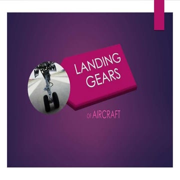 LANDING GEAR