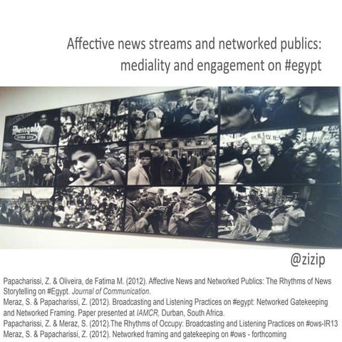 affective news streams and networked publics: mediality and engagement on #egypt