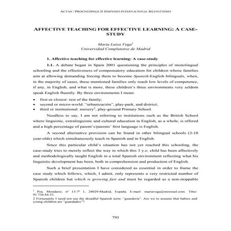 Affective teaching and effective learning