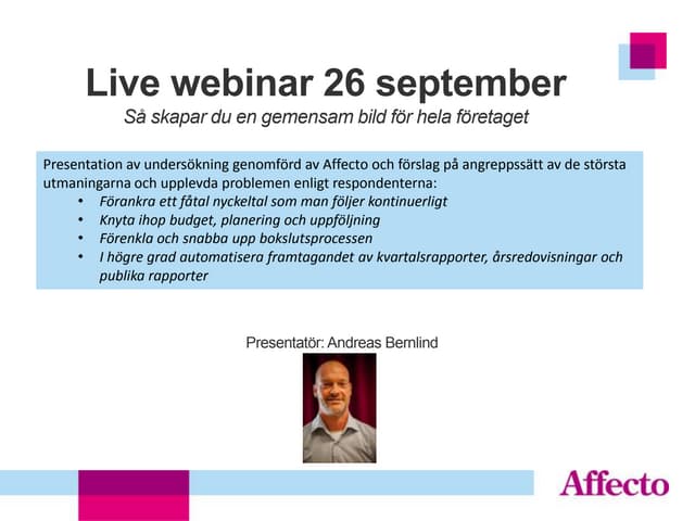 Affecto undersökning ekonomer